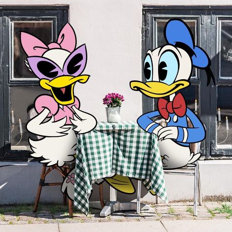 Donald X Daisy, Cute Disney Stuff, Pata Daisy, Cute Cartoon Couples, Duck Guy, Donald Duck And Daisy, Duck Stuff, Donald And Daisy, Donald And Daisy Duck