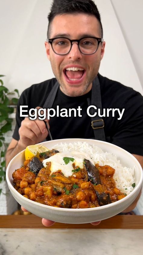 Eggplant Lentil, Easy Eggplant, White Upper Cabinets, Eggplant Recipes Easy, Plant Based School, Eggplant Curry, Lower Cabinets, Eggplant Dishes, Health Signs