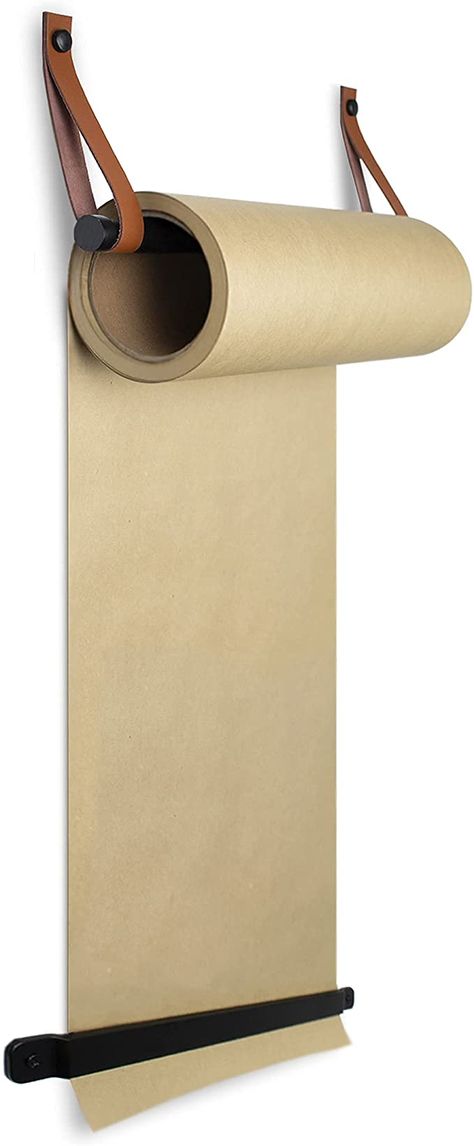 Brown Paper Wall Roll, Kraft Paper Wall Mount, Brown Paper Wall Decor, Paper Scroll Wall Decor, Diy Paper Roll Wall Mount, Brown Paper Roll On Wall, Diy Butcher Paper Wall Mount, Kraft Paper Roll On Wall, Leather Wall Decor