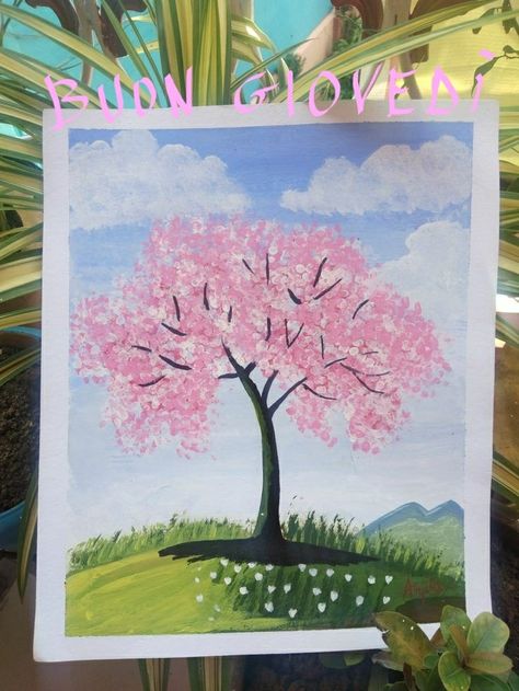 Spring Season Drawing, Landscape Drawing Easy, Spring Drawing, Spring Pictures, Flower Painting Canvas, Sketchbook Art Journal, Spring Landscape, Seasons Art, Spring Painting