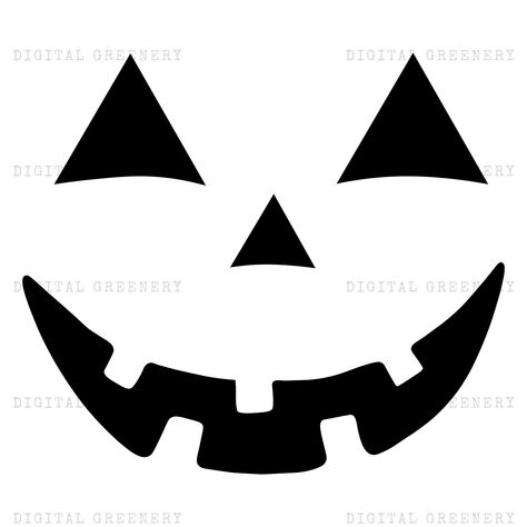 Pumpkin Stencils Free Templates, Pumpkin Face Svg, Handmade Halloween Decorations, Jack O Lantern Faces, Pumpkin Carving Templates, Halloween Preschool, Pumpkin Stencil, Pumpkin Pumpkin, Pumpkin Face