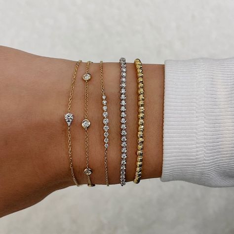 Ring Concierge Bracelets Pear Illusion Bracelet Wrist Stack, Bracelet Size Chart, Silver Bracelets For Women, Kids Rings, Diamond Tennis Bracelet, Kids Earrings, Bezel Set Diamond, Tennis Bracelet Diamond, Girly Jewelry