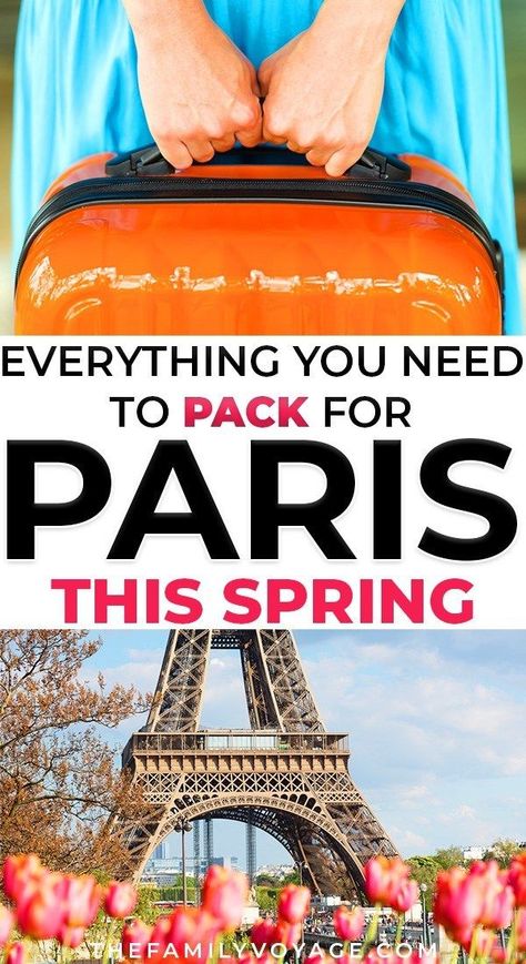 Are you visiting Paris this spring? SAVE this pin for later, and then click to find your complete packing list for Paris in May (plus some hints for April and June)... from clothes to shoes to purses and more! We'll help you figure out what to wear in Paris, France, what to pack for Paris aside from clothes and more. CLICK over for all the details now for your #Paris packing list. Spring Time In Paris Outfit, Outfits To Wear In Paris Springtime, Easter In Paris, Paris Ootd Spring, Springtime In Paris Outfits, May In Paris Outfit, Outfits For France Spring, Paris Outfits Spring 2023, April Paris Outfits