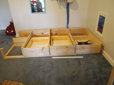 Ikea Platform, Ikea Platform Bed, Kura Bed Hack, Kura Hack, Bed Hacks, Platform Bed With Drawers, Ikea Kura Bed, Kura Bed, Ikea Kura