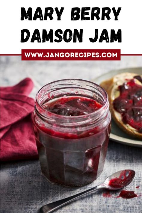 Do you want a yummy treat that makes your meals even tastier? Try this Mary Berry Damson Jam Recipe. Damson Jam Recipe Uk, Damson Plum Jam Recipe, Damson Jam Recipe, Damson Recipes, Damson Jam, Berry Jam Recipe, Plum Jam Recipes, Damson Plum, Mary Berry Recipe