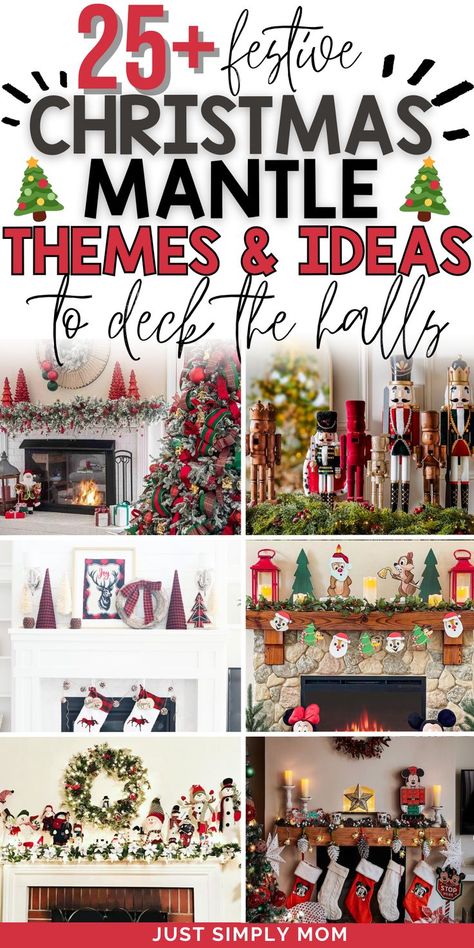 As you embark on your Christmas mantle decorating journey, let your creativity shine. Mix and match these ideas, and have fun! Bottle Brush Mantle Decor, Christmas Tree Mantle Ideas, Mantle Decorated For Christmas, Christmas Fireplace Decor Ideas Diy, Whimsical Christmas Mantle Decor, Tall Mantle Christmas Decor, Small Mantel Decorating Ideas Christmas, Fun Christmas Mantle Ideas, Decorating Mantles For Christmas Ideas