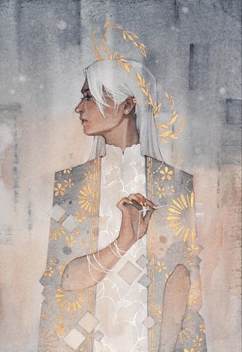 Fan Art Anime, Arte Inspo, Wow Art, Arte Fantasy, Art Journals, White Hair, Pretty Art, Painting Inspiration, Amazing Art