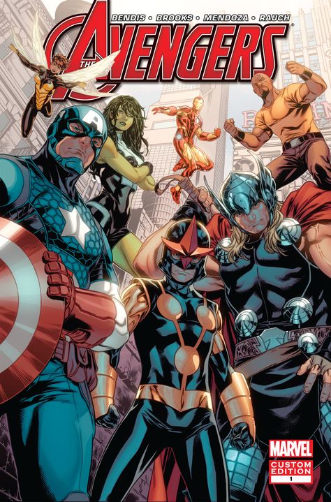 Mark Brooks, Marvel Avengers Comics, Marvel Comics Covers, Avengers Comics, New Avengers, Marvel Comic Books, Marvel Entertainment, Marvel Comics Art, Comic Movies