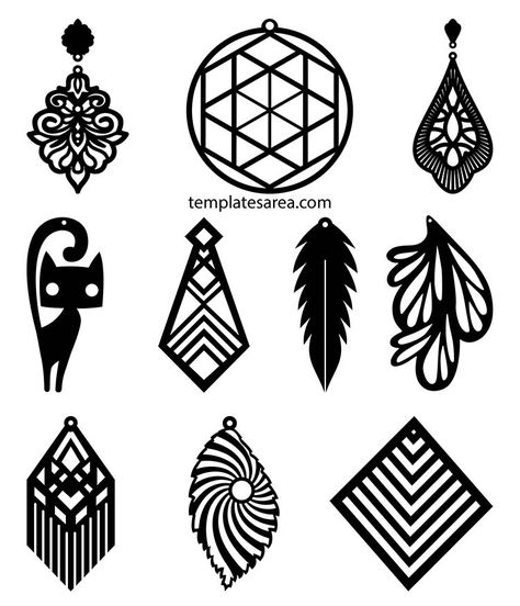 Free SVG Earring Templates for Cricut and Other Digital Craft Ma Free Earrings Svg Files For Cricut, Cricut Wood Earrings Svg Free, Cricut Earings Diy, Faux Leather Earrings Template Free Cricut, Glowforge Earrings Svg Files, Cricut Earrings Diy Free Svg, Svg Earring File Free, Jewelry Template Free Printable, Leather Earrings Cricut Svg Free