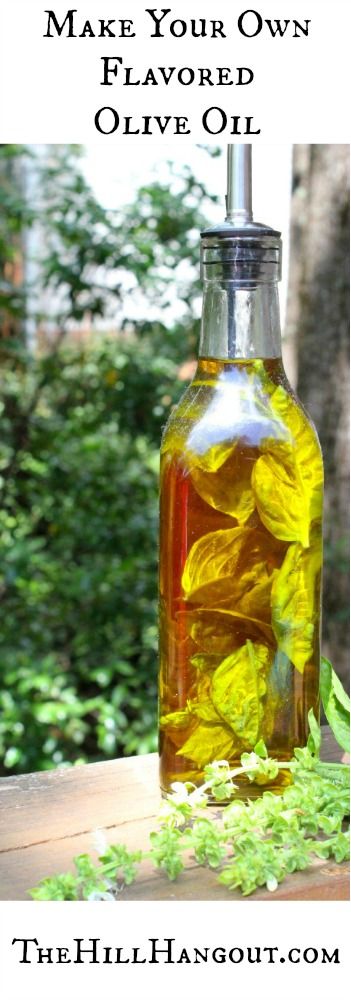 Make Your Own Flavored Cooking Oil from TheHillHangout.com Oil Infused Recipes, How To Make Herb Infused Oil, How To Make Herbal Oils, Mint Infused Oil, How To Make Infused Oils, Lemon Balm Infused Oil, How To Make Oils From Herbs, Herb Infused Oils, Herbal Crafts