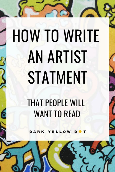 Artist Bio Photo, Art Portfolio Prompts, Logos For Artists, Branding For Artists, Artist Statement Template, Networking Tips, Art Branding, Learning Art, Art Tutor