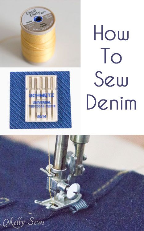 Sewing Tip: Awesome tips for sewing with denim, and any thick fabric.  Part of jeans sew along Sew Denim, Tips Menjahit, Tips For Sewing, Sewing Jeans, Sewing 101, Beginner Sewing Projects Easy, Creation Couture, Sewing Projects For Beginners, Sewing Skills