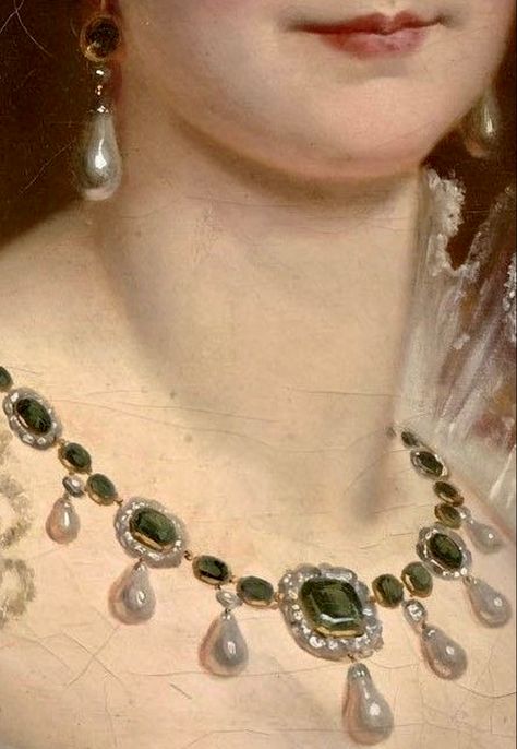 Empress Josephine - Josephine de Beauharnais by Baron Francois Gerard, 1807-8. Empress Josephine, Victorian Accessories, Rennaissance Art, Old Paintings, Detail Art, Classical Art, Royal Jewelry, Fantasy Jewelry, Jewelry Inspo