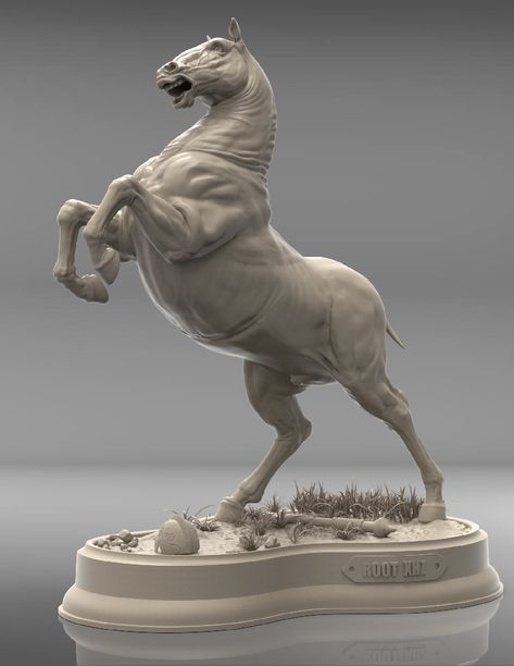 Knight and Horse - ZBrushCentral Anatomy Sculpture, Horse Anatomy, Equestrian Art, Horse Drawing, Horse Sculpture, Equine Art, Conceptual Design, Sculpture Clay, Horse Art