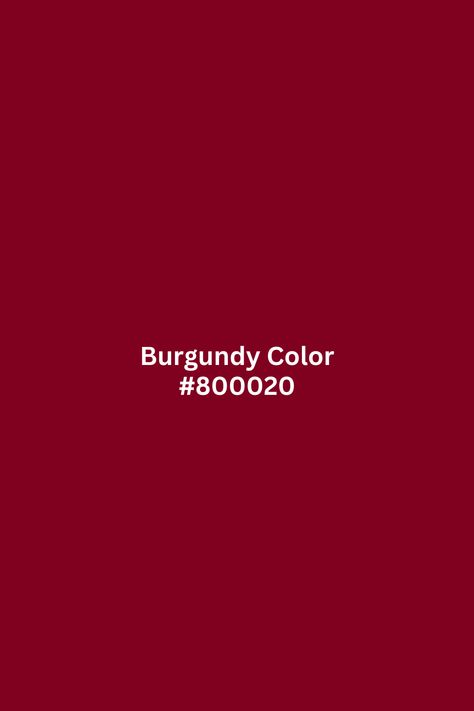 Burgundy Color : #800020 Burgundy Color Swatch, Burgandy Color Pallet, Pantone Burgundy, Autumn Pallet, Burgundy Color Palette, Deep Autumn Palette, Burgundy Colour Palette, Burgundy Walls, Light Burgundy