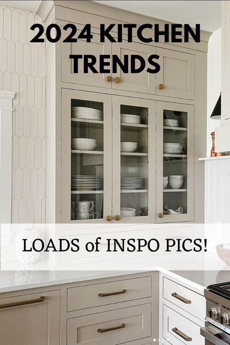 The best kitchen paint colors you need to see! Modern Kitchen Trends, Organiser Cucina, Latest Kitchen Trends, Taupe Kitchen, Top Kitchen Trends, Kitchen Cabinet Trends, Design Cabinet, Beige Kitchen, Timeless Kitchen