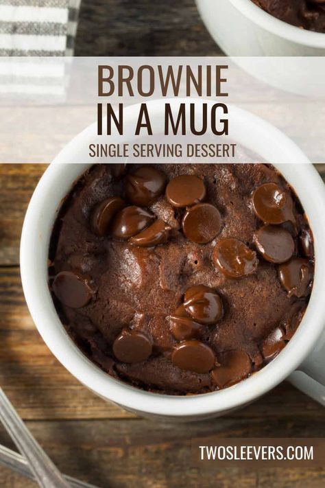 Brownie In A Mug | Microwave Brownie Recipe Microwave Brownie Recipe, Microwave Mug Brownie, Mug Brownie Recipe, Mug Brownie Recipes, Single Serve Brownie, Recipe Brownies, Microwave Brownie, Mug Brownie, Microwave Mug