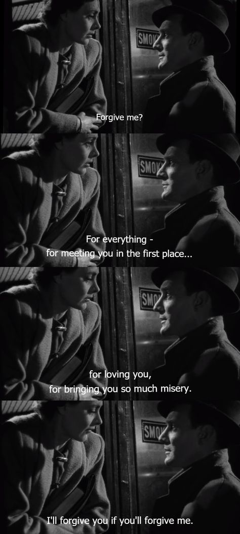 brief encounter Brief Encounter 1945, Brief Encounter, Golden Age Of Hollywood, Forgiving Yourself, Coming Of Age, Film Stills, Classic Movies, Golden Age, Old Hollywood