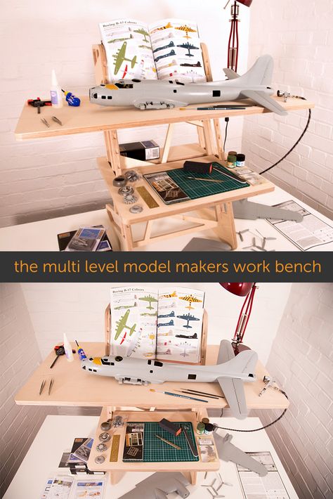 Model Making Workshop, Model Building Workspace, Scale Modeling Workbench, Portable Jewelers Bench, Jewellers Workbench, Bench Jeweler Tools, Workshop Desk, Watch Makers Workshop, Model Making Tools