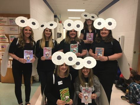 List of Best Ever Grade Level Costumes - Fly Guy Theme Teacher Costumes                                                                                                                                                                                 More Teacher Book Character Costumes, Storybook Character Costumes, Book Characters Dress Up, Dress Up Ideas, Book Character Day, Teacher Halloween Costumes, Character Dress Up, Book Costumes, Teacher Costumes