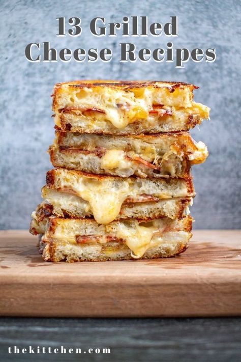 Potato Grilled Cheese, Grilled Cheese Party, Grill Sandwich, Bacon Grilled Cheese, Best Grilled Cheese, Baked Potato Recipes, Baked Bacon, Grilled Potatoes, Grilled Cheese Recipes