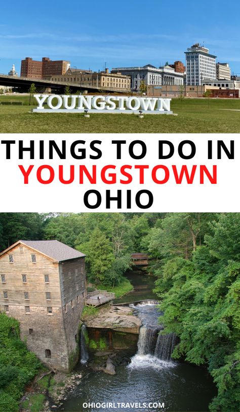 The Best Things To Do In Youngstown, Ohio - Ohio Girl Travels Things To Do In Ohio, Mill Creek Park, Ohio Destinations, Ohio Vacations, Warren Ohio, East Liverpool Ohio, State Of Ohio, Youngstown Ohio, Ohio Travel