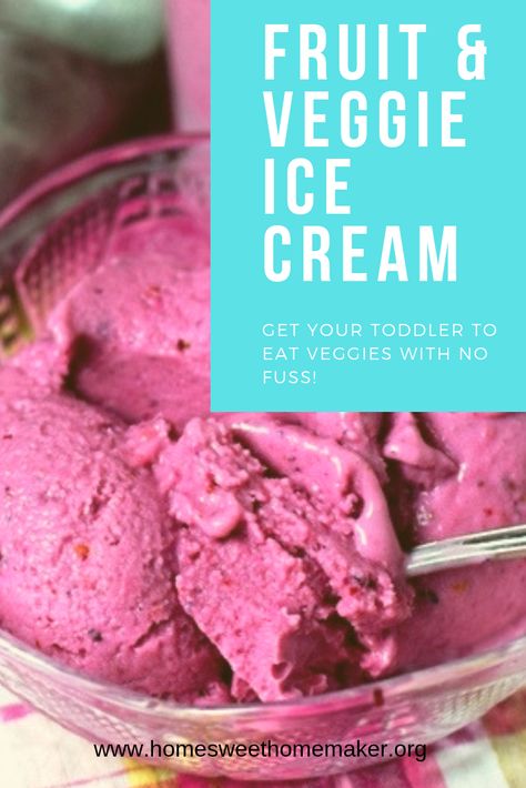 Veggie Ice Cream, Toddler Ice Cream, Ice Cream Fruit, Fruit And Veggies, Motherhood Tips, Eat Veggies, Hidden Veggies, Healthy Ice Cream, Toddler Snacks