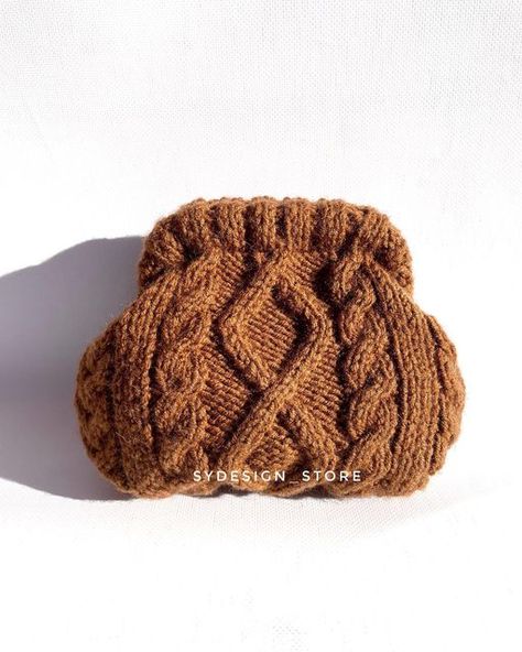 Crochet Winter Bag, Wool Bags Handmade, Brown Crochet Bag, 2023 Winter Fashion, New Winter Collection, Bottega Veneta Bag, Winter Bags, Wool Bags, T Bag