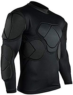 Amazon.com: Jellybro Men's Padded Football Protecitve gear Set Training Suit Rib Protector: Gateway Football Protective Gear, Football Pads, Goal Keeper, Training Suit, Football Stuff, Soccer Outfits, Extreme Workouts, Man Pad, Football Gear