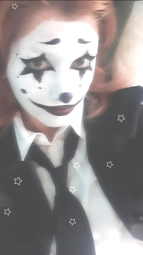 The Garden Band Clown Makeup, Jester Makeup The Garden, Clown Makeup Ideas Men, The Garden Face Paint, The Garden Clown Makeup, Juggalo Face Paint Ideas, Simple Black Clown Makeup, The Garden Makeup Jester, Black White Clown Makeup