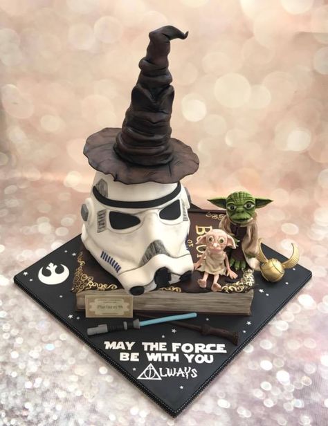 Star Wars Wedding Decorations, Hp Wedding, Star Wars Wedding Cake, Wedding Mad Libs, Lego Wedding, Star Wars Baby Shower, Star Wars Wedding Theme, Nerd Wedding, Movie Cakes