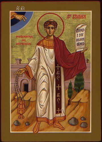 Martyr Quotes, St Stephen, Paint Icon, Saint Stephen, The Son Of Man, Holy Cross, John The Baptist, More More, Orthodox Icons