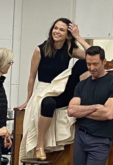 High Jackman, Funny Hugh Jackman, Hugh Jackman And Deborra Lee Furness, Hugh Jackman Kate And Leopold, Silly Hugh Jackman, Hugh Jackman And His Kids, Sutton Foster, The Music Man, Theater Kid