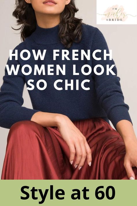 Here's a style that women of ALL ages in France love. And here's how you can get it too! #over50 #over60 #over70 #retired Over 60 Fashion Classy, How To Dress In Your 70's, French Style Clothing, French Chic Fashion, Best Winter Outfits, French Women Style, Parisian Chic Style, Over 60 Fashion, Older Women Fashion