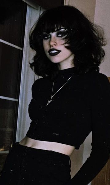 Goth Gifts, How To Impress, Black Lipstick, Goth Women, Goth Girl, Goth Aesthetic, Emo Goth, Emo Girls, Gothic Outfits