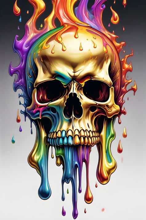 Skull Art Design, Sugar Skull Art Drawing, Skull Artwork Illustrations, Colorful Skull Art, Black Skulls Wallpaper, Skulls Art, Tupac Art, Dagger Necklace, Skeleton Illustration