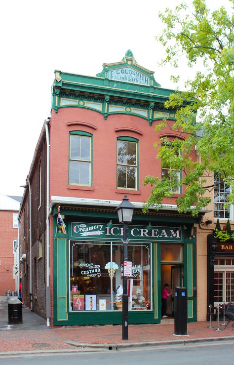 Old Town Alexandria Va, Town Building, Storefront Design, Small Town Life, Old Town Alexandria, Alexandria Virginia, Dc Travel, Shop Fronts, Small Town Girl