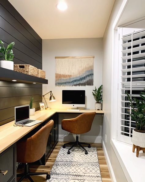 Small Office Room, Best Home Office Desk, Best Home Office, Basement Office, Home Office Design Ideas, Home Office Layout, Office Design Ideas, Cozy Home Office, Small Space Office