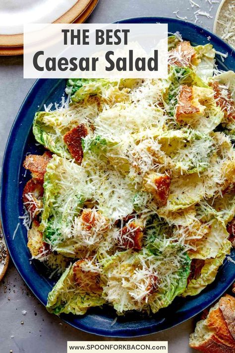 Carrabba’s Caesar Salad Dressing, Ceaser Salad Ingredients, Best Caesar Salad Recipe, Ceaser Salad Ideas, Ceased Salad, Best Ceasar Salad, Cesar Salad Recipe, Caesar Salad Recipes, Steakhouse Salad