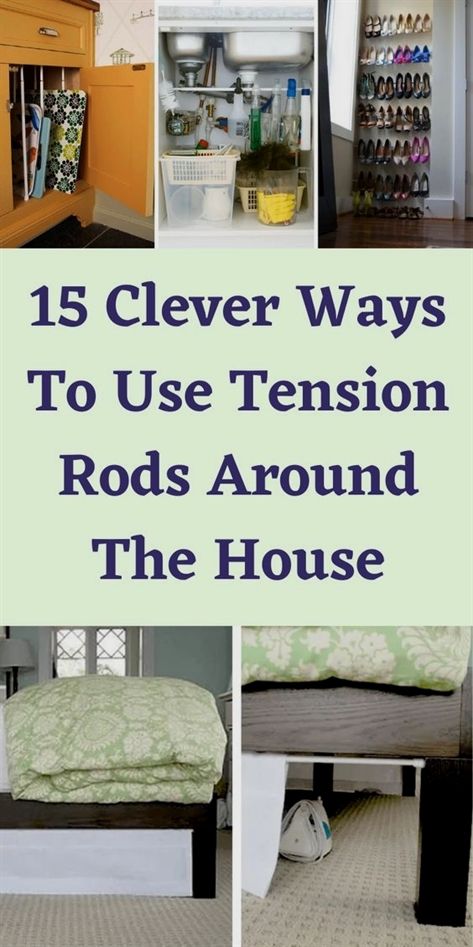 Small Apartment Inspo, Craft Hacks, Hacks Ikea, Tension Rods, Declutter Home, Ikea Furniture Hacks, Tension Rod, Organize Declutter, Declutter Your Home