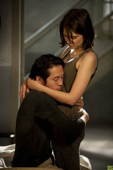 Glenn and Maggie #TWD Walking Dead, The Walking Dead, A Man, Walking