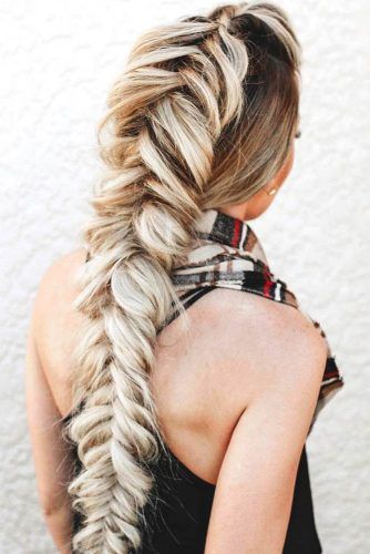 Best Bohemian Hairstyles That Turn Heads ★ See more: http://glaminati.com/best-bohemian-hairstyles/ Braids Thick, Easy Hairdo, Hair Easy Updo, Hair Color Short Hair, Hairstyle Balayage, Thick Braids, Fishtail Hairstyles, Hair Ideas Long, Chic Ponytail