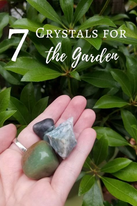 7 Crystals for the Garden | The Witch of Lupine Hollow (scheduled via http://www.tailwindapp.com?utm_source=pinterest&utm_medium=twpin) Witches Backyard, Witchy Garden Decor, Aromatherapy Diy, Grey Witch, Garden Spells, Dreamy Gardens, Mystical Garden, Garden Witch, Food Growing