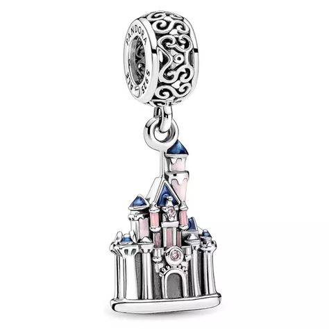 Charms Disney, Pandora Bracelet Charms Ideas, Pandora Charms Disney, Pandora Jewelry Charms, Sleeping Beauty Castle, Disney Charms, Charms Pandora, Pandora Disney, Pandora Jewelry Bracelets