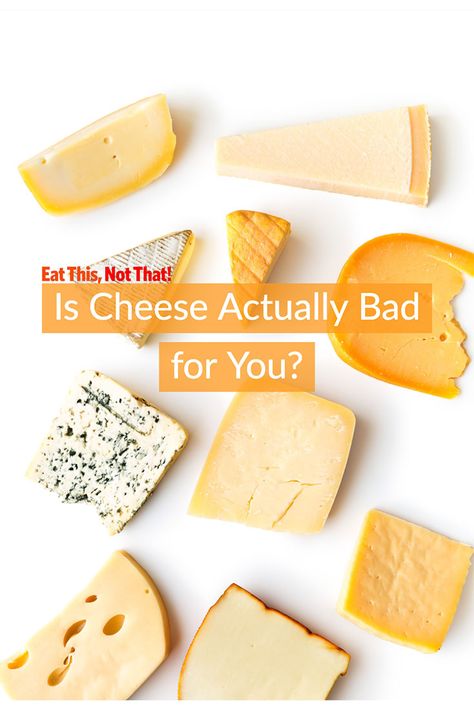 There’s a lot of confusion about whether cheese is healthy for you to eat on a regular basis or not. So we asked a registered dietitian to give us the lowdown, once and for all. #cheese #healthyeating #unhealthyhabits Is Cheese Healthy, Healthiest Cheese To Eat, Foods Diabetics Should Avoid, Cheese Benefits, Low Acid Diet, Cheese List, Healthy Cheese, Heart Diet, Mind Diet