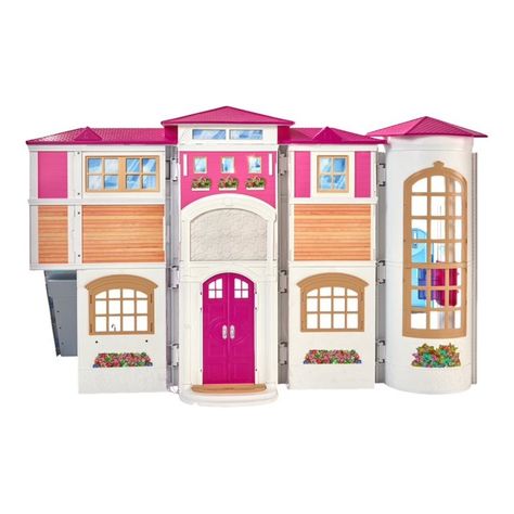 Barbie Houses, Dream House Aesthetic, Doll Diorama, Minnie Mouse Toys, Smart House, 3d Cookie, Barbie Doll Set, Chelsea Doll, Barbie Doll House