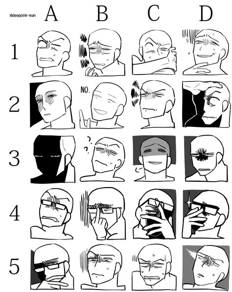 contempt expression meme! I'm finally done! It's been a while since I made a new meme. I hope you use this meme well. Recently, I was informed that there was an act of copying my meme and selling... Expression Chart Reference Angry, Clenched Teeth Drawing Reference, Evil Grin Drawing Reference, Expression Chart Reference, Scared Expression Drawing, Scared Drawing Reference, Drinking Drawing Reference, Yelling Drawing Reference, Eddie Core