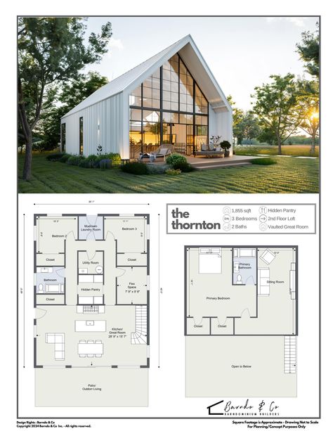 14 New plans coming to our website this week! Here’s one! #barndoandco #bardominiumbuilding #barndo #barndominiumliving #barndominium #barndogoals #barndoenvy #barndobliss #floorplans #floorplandesign Rectangular Barndominium Plans, 30x30 Barndominium Floor Plans, Modern Barndominium Plans, Barndamiduum Floor Plans, Small Barndominium Interior, Cottage Floorplan, Barndominium House Plans, Metal Building House Plans, Barn Homes Floor Plans