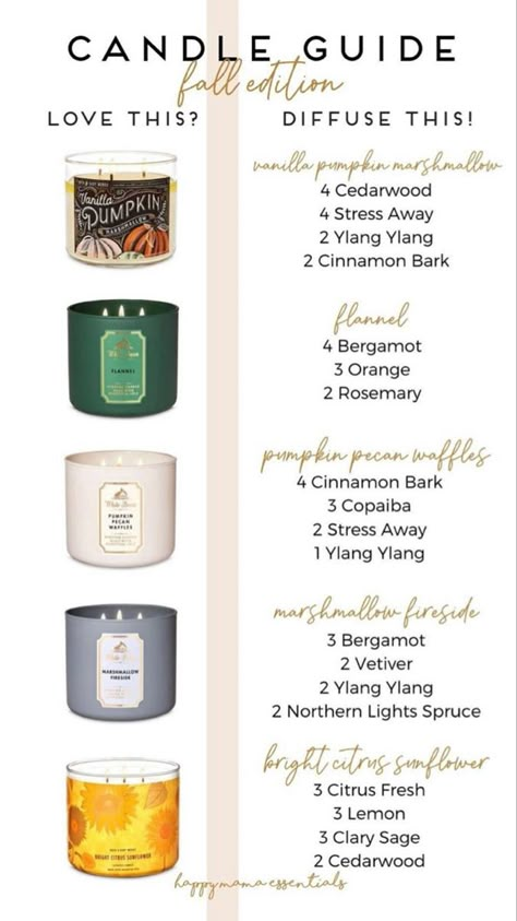 Popular Candle Scents Essential Oils, Ditch And Switch Candle Guide, Copycat Candle Scent Recipes, Candle Making Scent Recipes, Candle Fragrance Recipes, Candle Guide, Best Candle Scents, Essential Oil Candle Blends, Essential Oil Candle Recipes