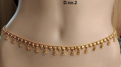 * Beautifully designed gold color belly chain. * can be used with belly dance costumes and saris. * Adjustable from 25 to 41 inches waist. * D.no.1 * D.no.2 *D.no.3 *D.no.4 *D.no.5 Gold Belly Chain Aesthetic, Tanishq Gold Jewellery, Indian Belly Chain, Waist Jewelry Indian, Saree With Waist Chain, Gold Waist Chain Indian, Indian Waist Chain, Gold Belt Jewellery, Waist Belt For Saree Gold